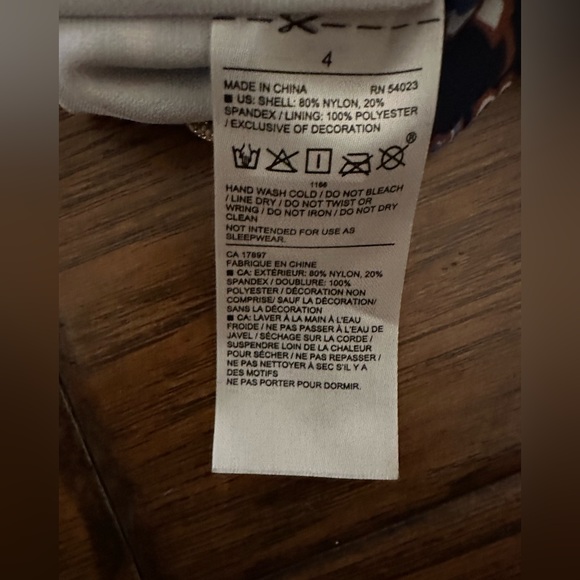 Janie & Jack Paisley Floral Ruffle Swimsuit. - Picture 4 of 5